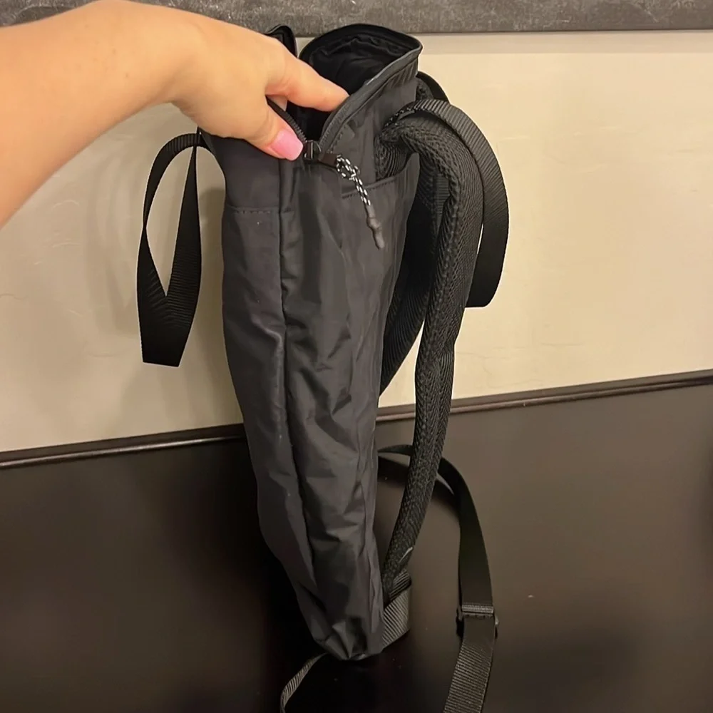 Fabletics The Commuter BackPack black, zippered pockets, adjust. straps, NWT